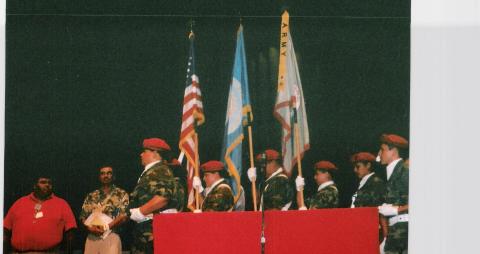 Opening ceremonies in auditorium