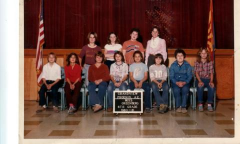 Mrs,greenbergs 6th grade class 1980/81