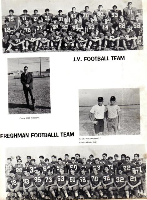 JV and Freshman FB Teams