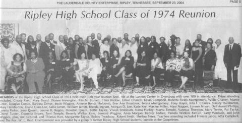 RHS Grads 1974-01