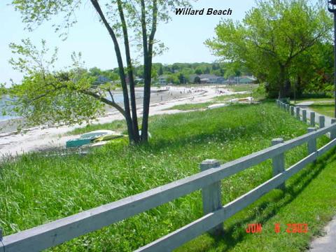 Willard beach from walkway