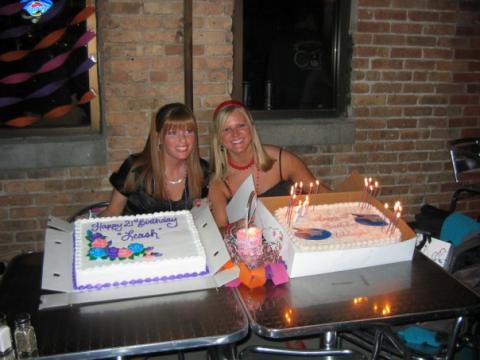 Ash & BFF Alecia at their 21st Co-Birthay party