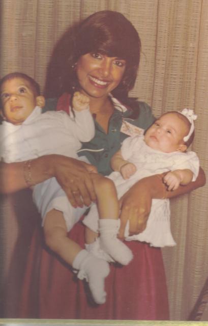 Me with my nephew & niece 1978