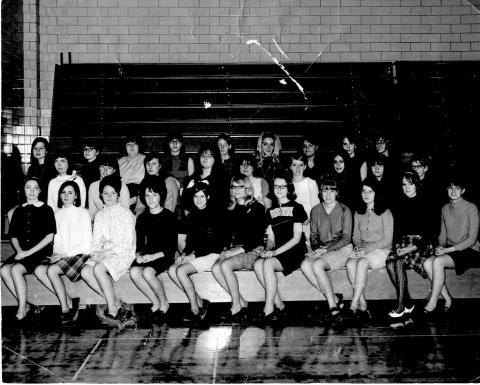 The freshman girls of 1971