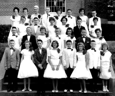 Poindexter Elementary School Class of 1959 Reunion - 1959 6th Grade Graduation