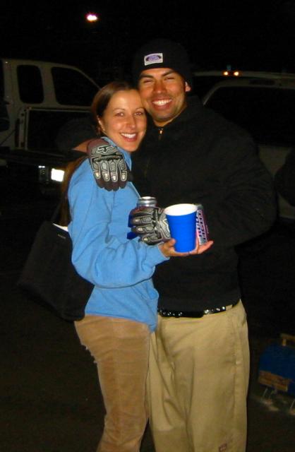 Mike Pacheco and I at Supercross 2003