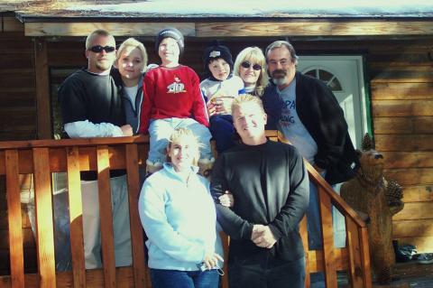 Family picture in Big Bear Jan. 2002