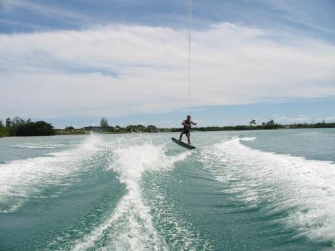 Wake Boarding Kaneohe Bay Hi