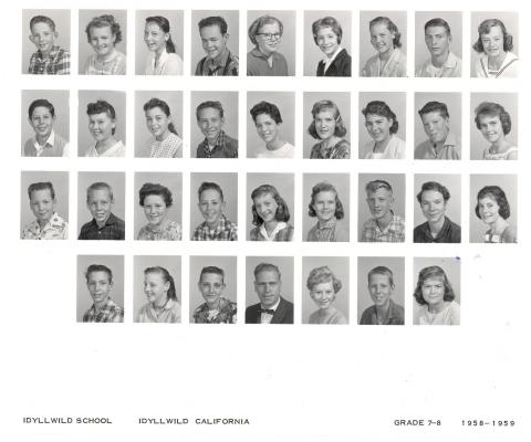 Idyllwild Elementary School 1954-1959