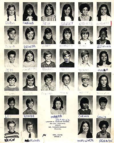 Mrs. White's Class, 1972-1973