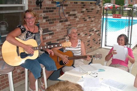 Vickie (Brubaker), Nancy and Becky