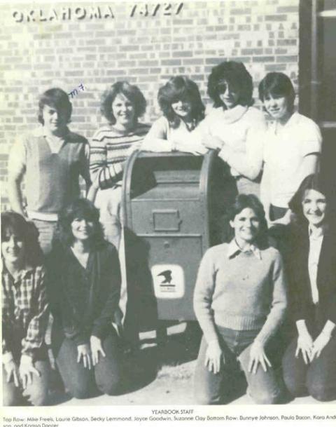 Yearbook Staff-1982-Boswell High