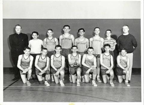 St. Mary's Basketball Team 1958