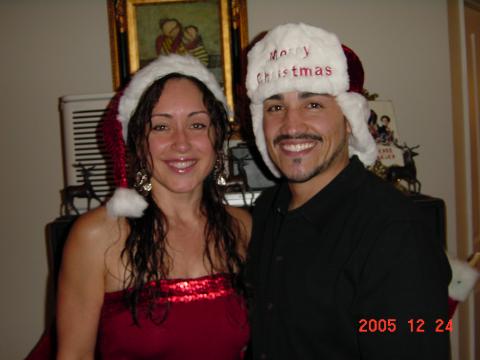 jUancarlos and I on Christmas Eve