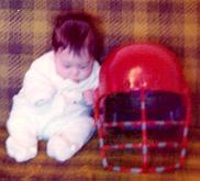 Sandy & Dad's Helmet