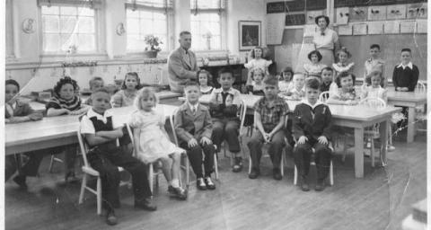 Mrs. Nabor's 1st grade - circa 1957