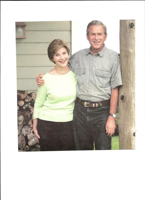 George W and Laura Bush