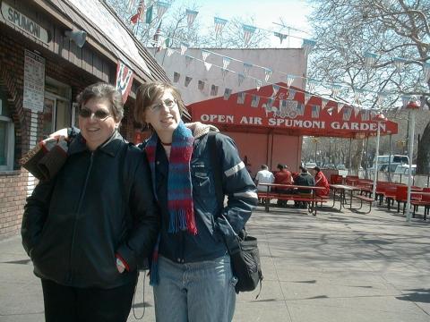 Ellen & Sharon at L&B Spumoni gardens