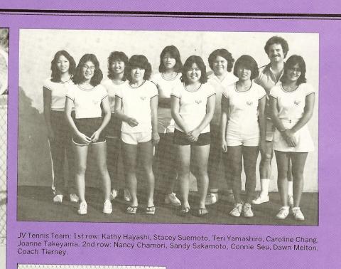 1979 Girls Tennis