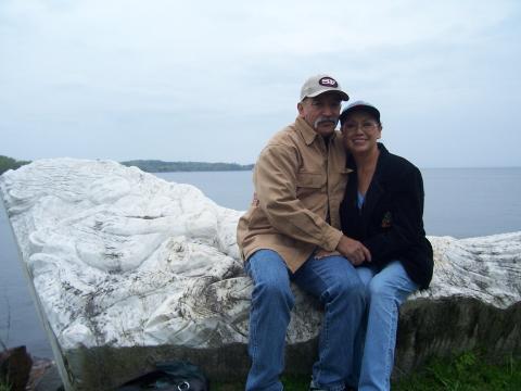 My honey & me on Mermaid Rock