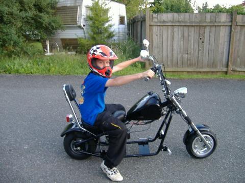 Josh on Mini Chopper