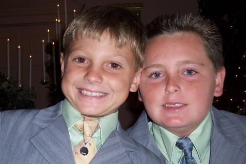 Cody and Dillon July 2006 too cute