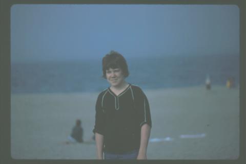 Chris at beach