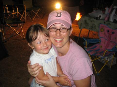 Me and Abby camping-August 2006