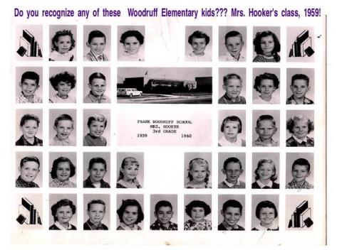 Linda Hensley and grades 3 at Woodruff E