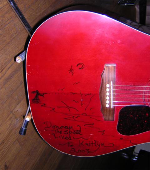 Guitar signed by..