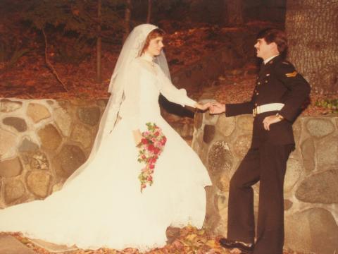 Married Oct.20th 1984 photos at Filberge Park.