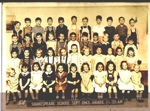 First Grade Class of 1943