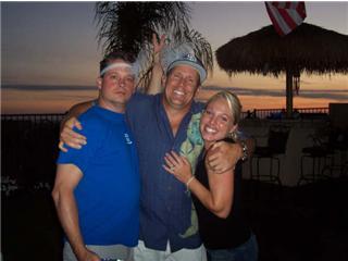 John, Heather and Erik Back Yard Fun.