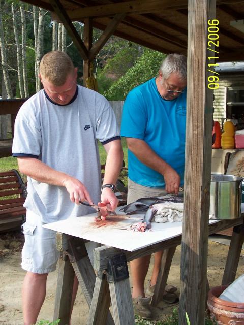 cleaning fish