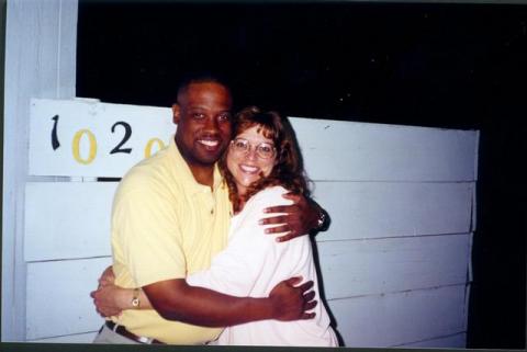 Me & fraternity Big Sis at Homecoming