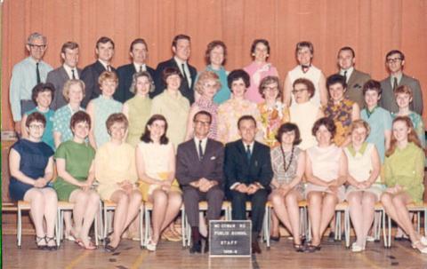 The School and Staff 1968