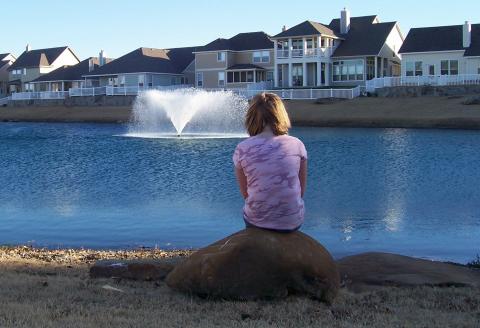 Daughter at Lake