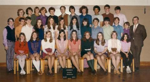 Grad Class Photo 1971