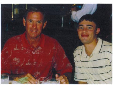 daddy and my brother derek, cruise 2003