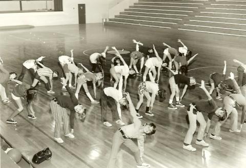 Exercising in the New Gym 1