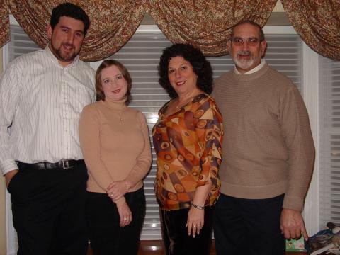 Jo, Nick, son Steve and his g/f Andrea