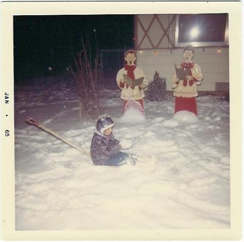 Anne in snow 1965