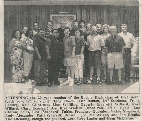 1983 Class Reunion