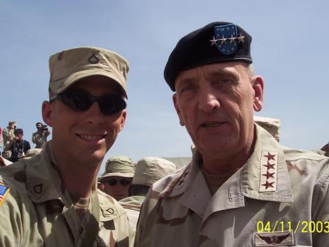 Me and Gen. Franks