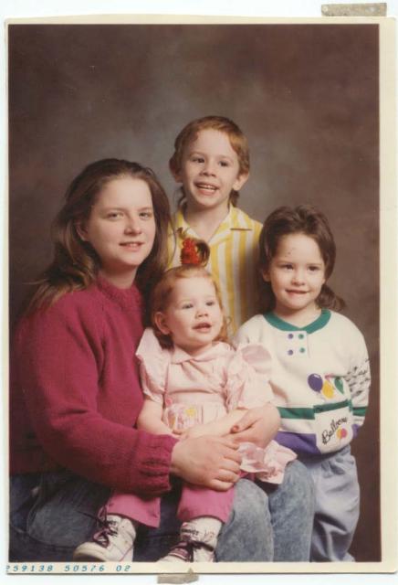 Nancy and kids 1989