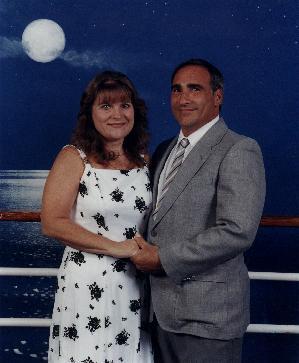 Peter & Sharon on a moonlight cruise