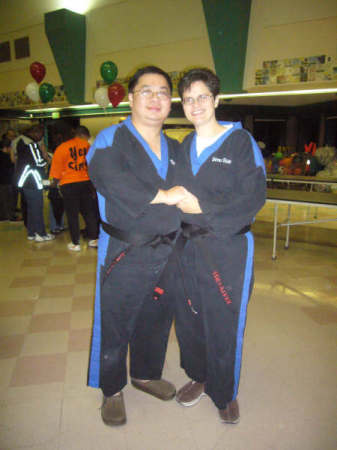 Mitch and Susan - 2nd degree black belts!