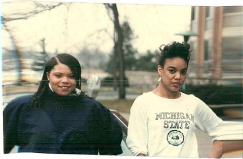Lisa and Suzanne Meadows ('82) @ MSU