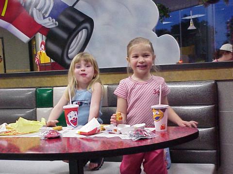 aylissa & brooklyne mcDonalds