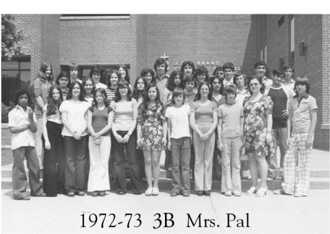 Class picture Mrs Pal (7C) 1972-73